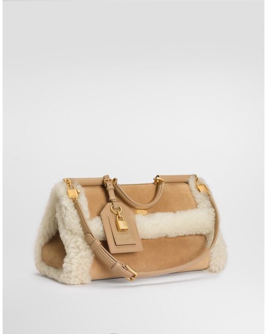 Dolce & Gabbana Natural My Sicily Handbag