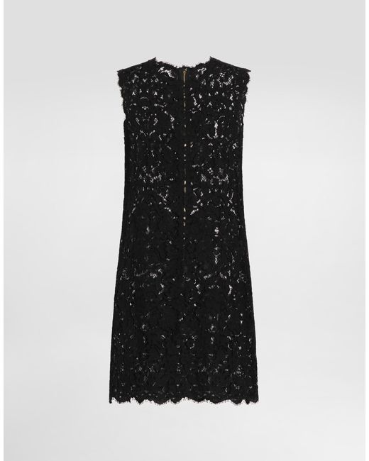 Dolce & Gabbana Black Cordonetto Lace Dress