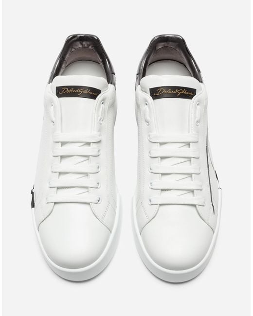 patent calfskin portofino sneakers