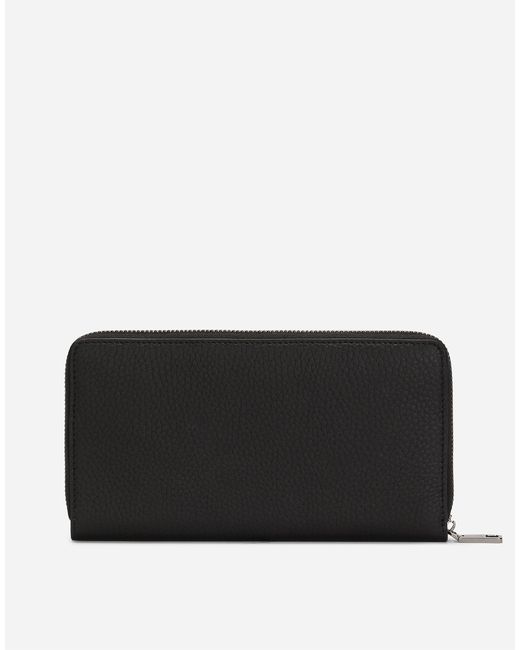 Dolce & Gabbana Geldbã¶Rse Mit Rundumreiãÿverschluss Dg Logo in Black für Herren