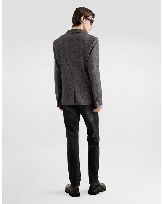 Polo En Cachemire Dolce & Gabbana pour homme en coloris Gray