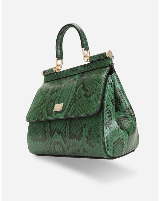 Dolce & Gabbana Green Medium Sicily Handbag