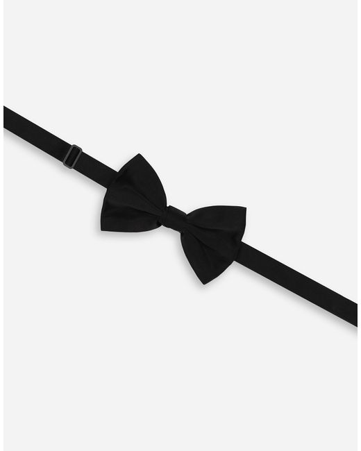 Dolce & Gabbana シルクサテン ボウタイ Black