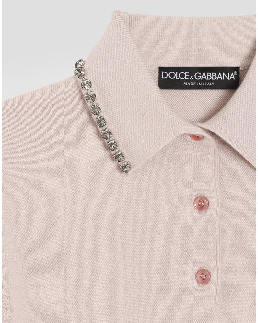 Dolce & Gabbana Natural Polo Manica Corta