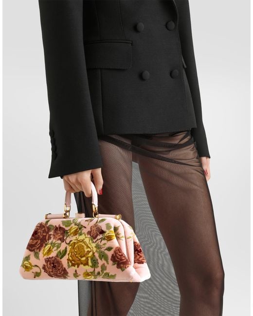 Dolce & Gabbana Metallic Medium Grandma Handbag