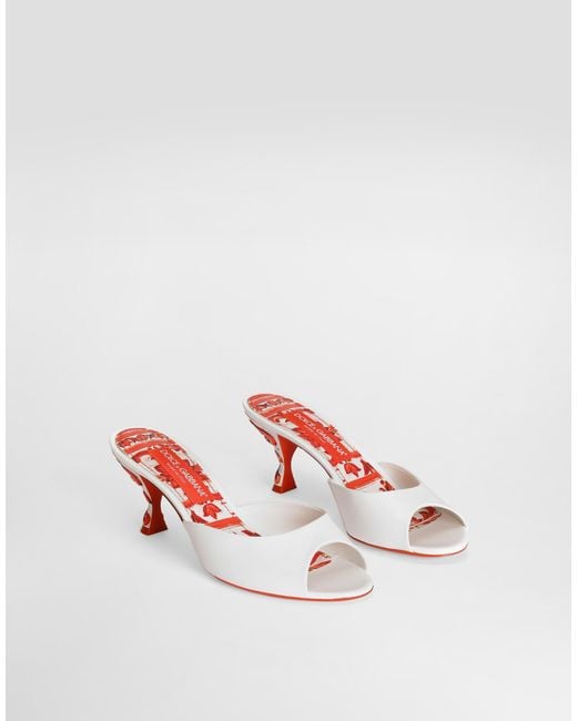 Dolce & Gabbana Natural Ciabatta Tacco