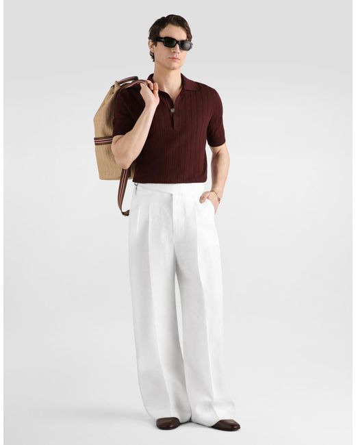 Dolce & Gabbana Red Polo M/C for men