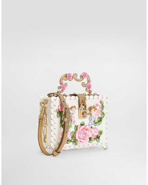 Dolce & Gabbana White Dolce Box Handbag