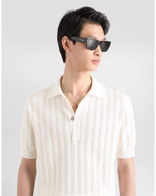 Dolce & Gabbana Natural Polo M/C for men