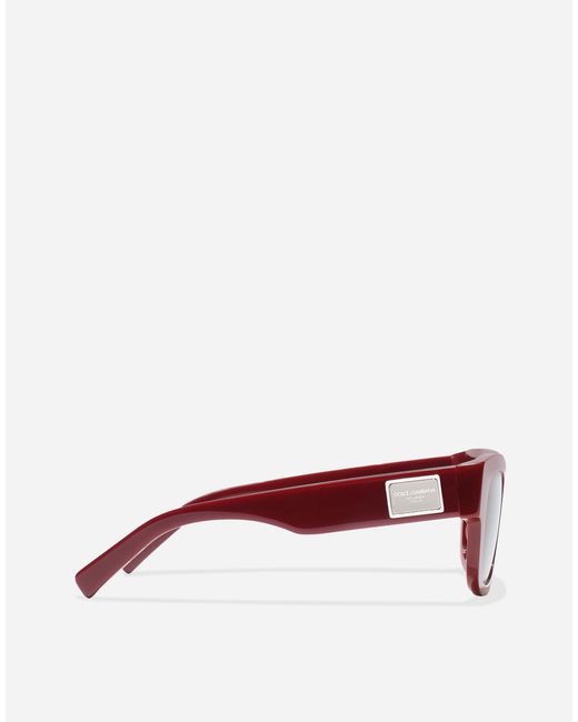 メンズ Dolce & Gabbana Dna Sunglasses Red