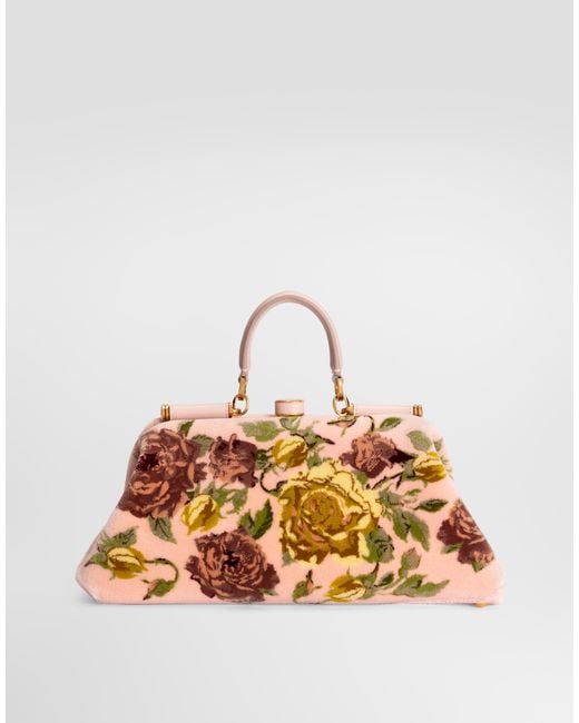 Dolce & Gabbana Metallic Medium Grandma Handbag