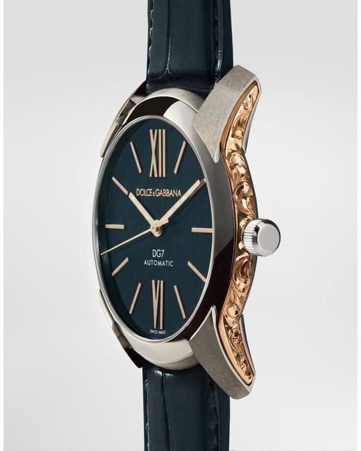 Dolce & Gabbana Gray Dg7 Gattopardo Watch for men