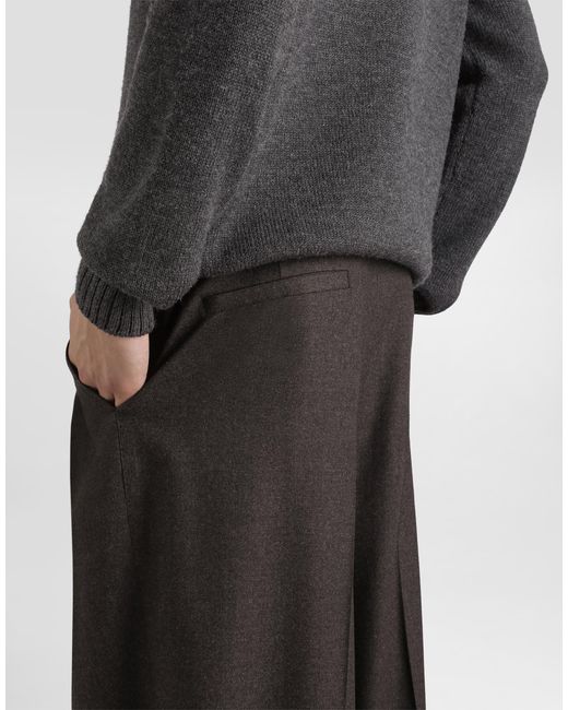 Dolce & Gabbana Multicolor Wool Trousers for men