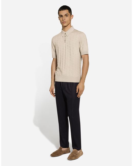 Dolce & Gabbana Natural Polo M/C for men
