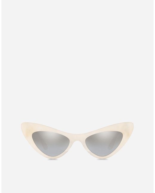 Devotion Sunglasses di Dolce & Gabbana in White