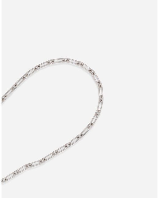 Dolce & Gabbana White Cross Necklace for men