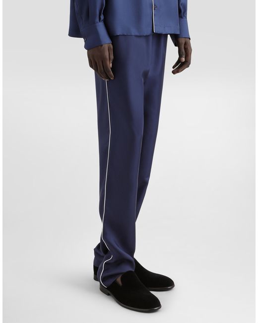 Dolce & Gabbana Blue Pantalone for men
