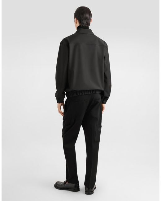 Dolce & Gabbana Black Giubbotto for men