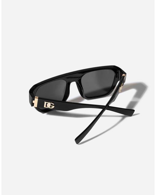 Dolce & Gabbana Gray Dg Crossed Sunglasses