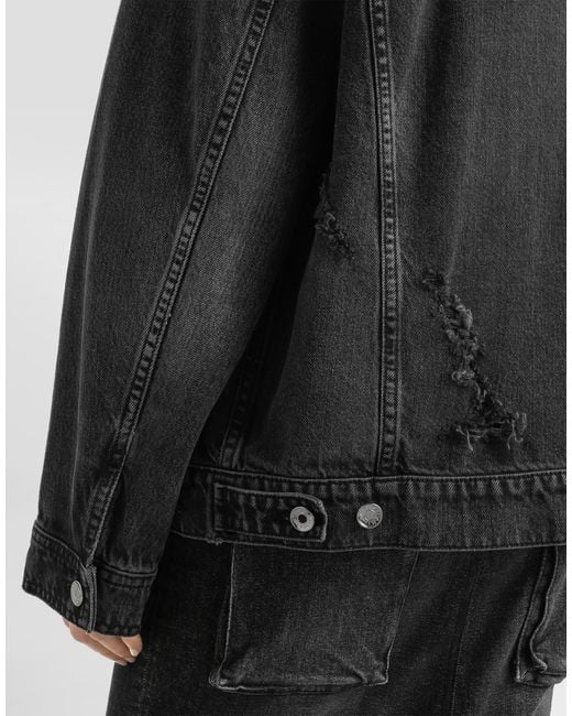 Dolce & Gabbana Black Denim Jacket