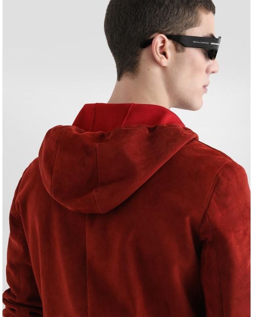 Dolce & Gabbana Red Giubbotto for men
