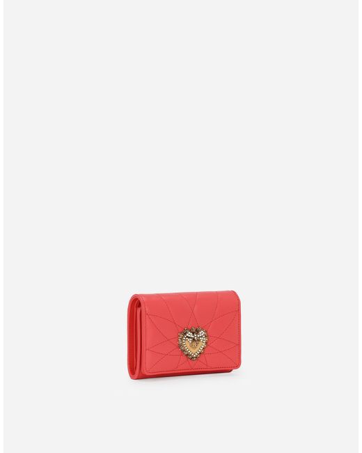 Dolce & Gabbana Pink Geldbörse French Flap Devotion