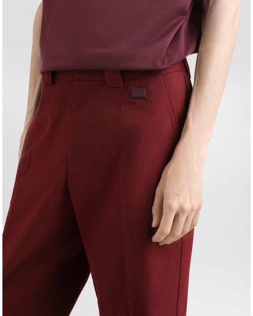 Dolce & Gabbana Hose in Red für Herren