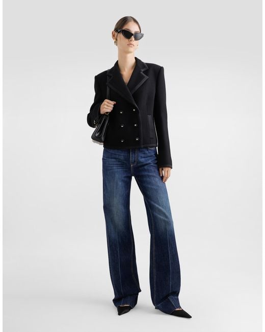 Dolce & Gabbana Blue Denim Cigarette Jeans