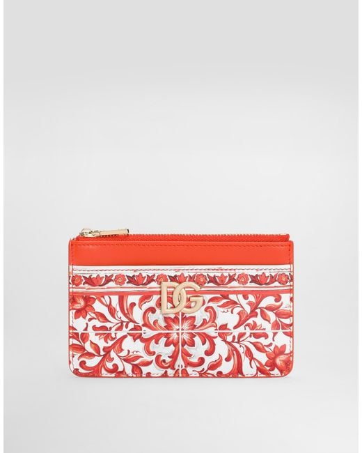 Dolce & Gabbana Red Portacarte