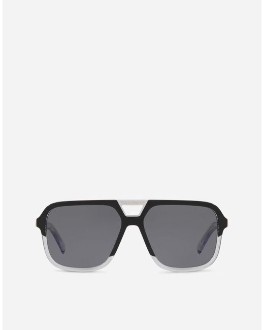 Angel Sunglasses di Dolce & Gabbana in Black da Uomo