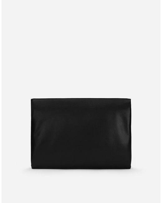 Dolce & Gabbana Black Nappa Leather Crossbody Bag for men