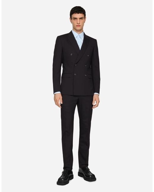 Dolce & Gabbana Black Abito 2 Pezzi for men