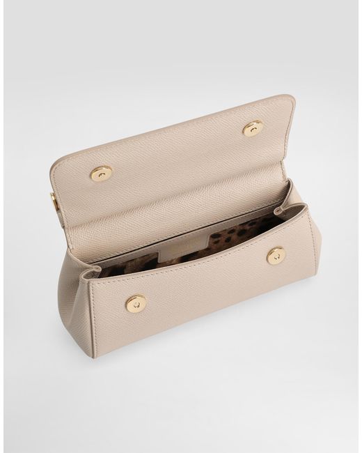 Dolce & Gabbana Natural Henkeltasche Sicily klein