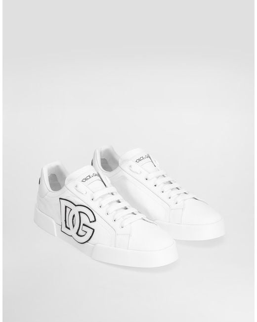 Dolce & Gabbana White Portofino Sneakers for men