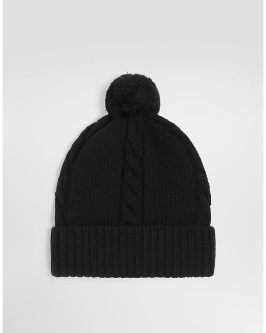 Bonnet En Maille Dolce & Gabbana en coloris Black