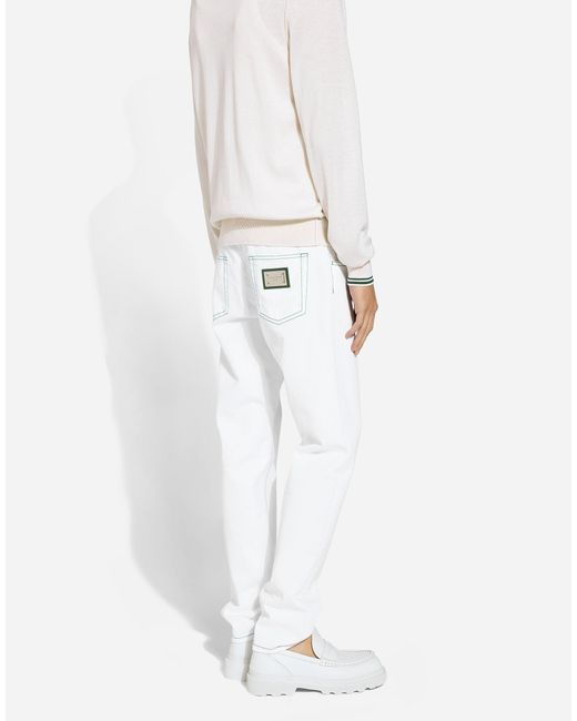 メンズ Dolce & Gabbana レギュラージーンズ White