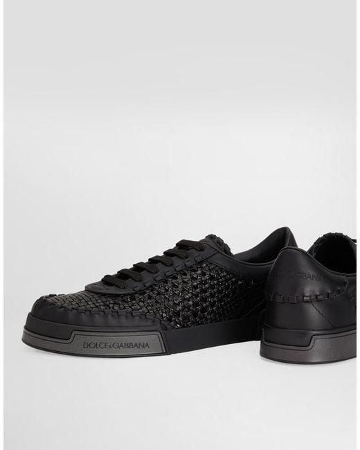 Dolce & Gabbana Black Portofino Yacht Shoes for men