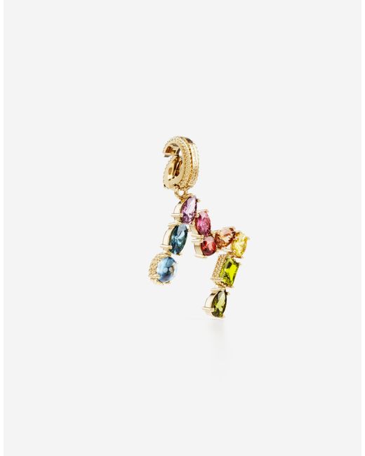 Dolce & Gabbana Metallic Alphabet M Charm