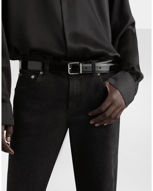 Dolce & Gabbana Black Pantalone for men