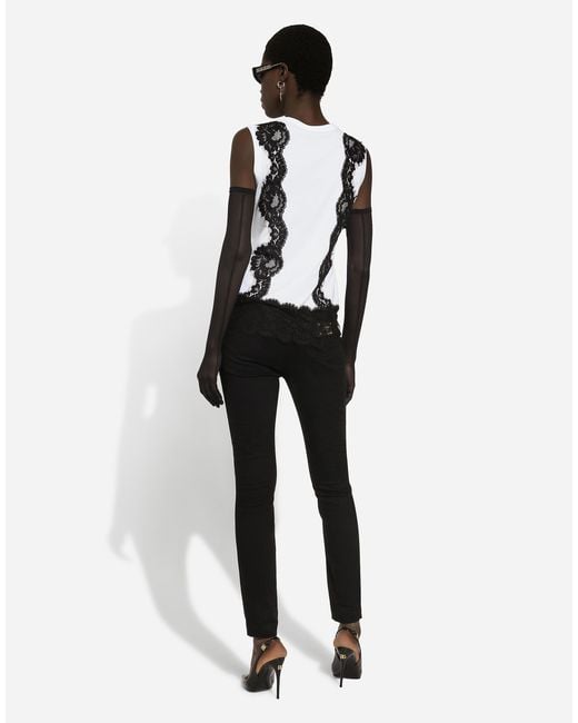 Dolce & Gabbana Black High-Rise Skinny Jeans