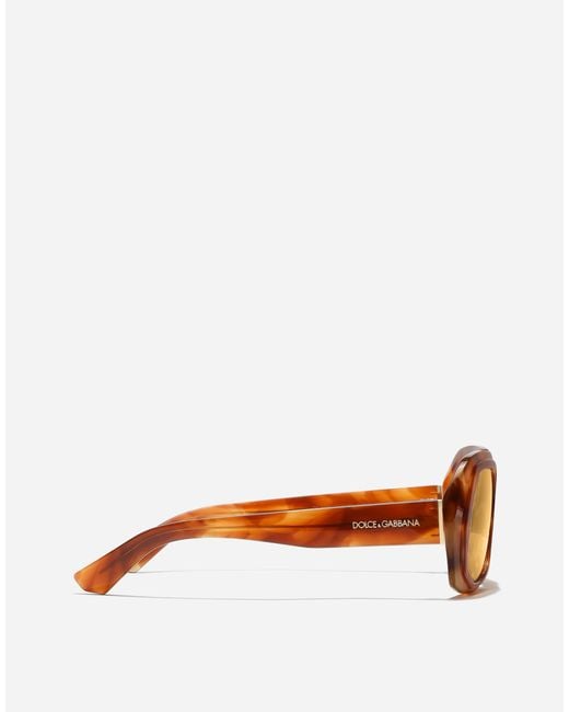 Dolce & Gabbana Orange M's Fashion Showsunglasses for men