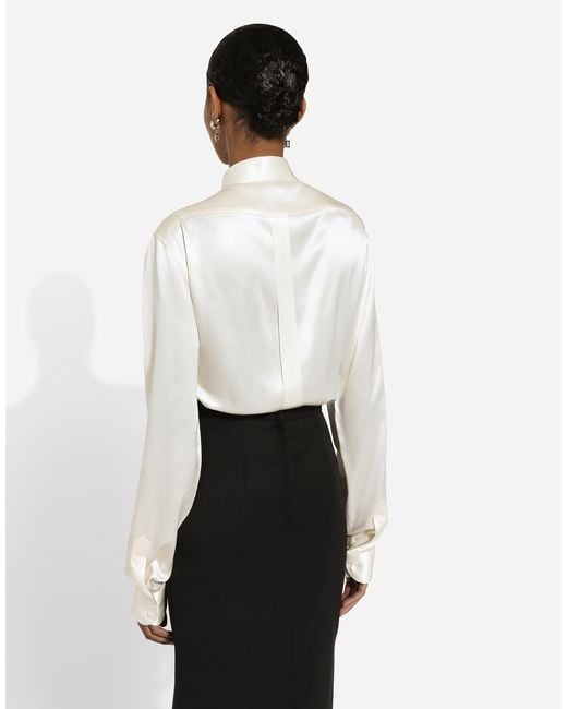 Dolce & Gabbana White Camicia