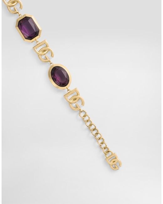Dolce & Gabbana White Logo Bracelet