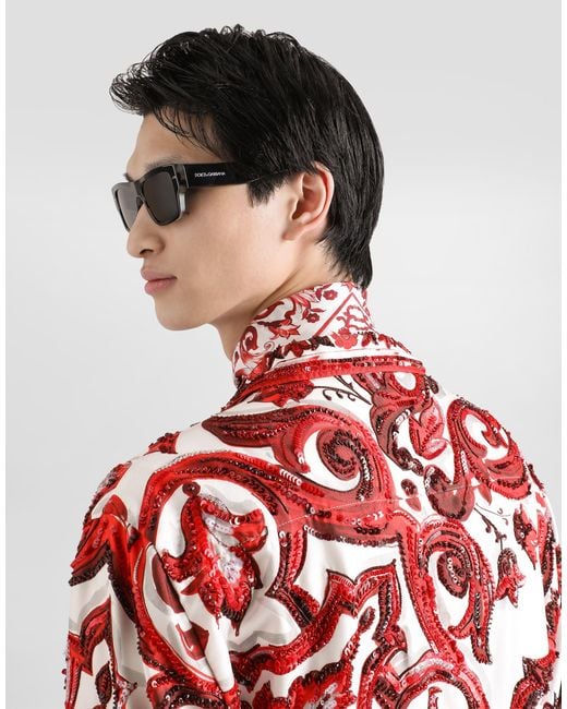 Dolce & Gabbana Red Camicia for men