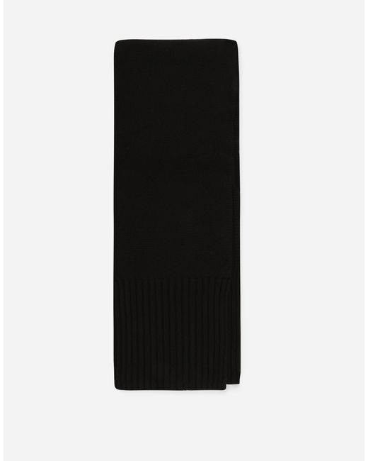 Dolce & Gabbana Black Schal Aus Kaschmir