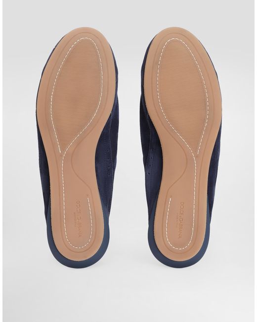 Dolce & Gabbana Blue Suede Lipari for men