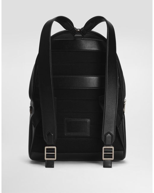 Dolce & Gabbana Black Calfskin Backpack for men