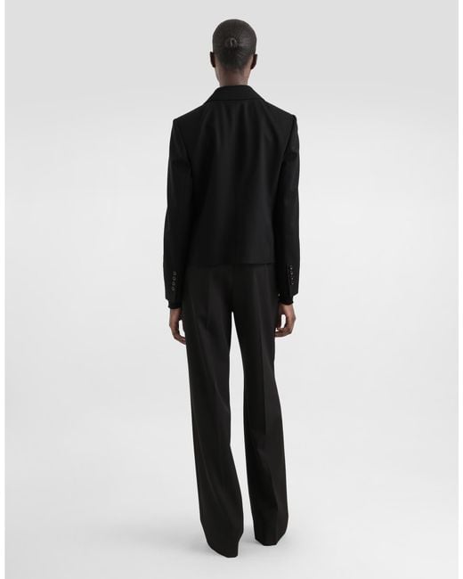 Dolce & Gabbana Black Bi-Stretch Sallia Jacket