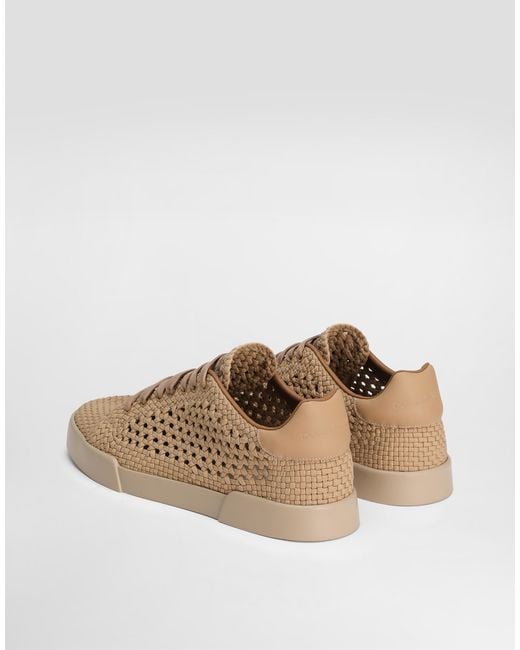 Dolce & Gabbana Natural Portofino Light Strobel Sneakers for men