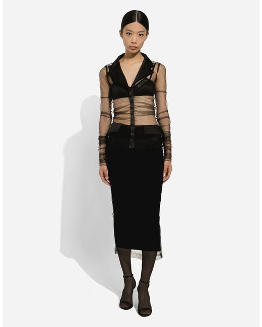 Dolce & Gabbana Black Gonna